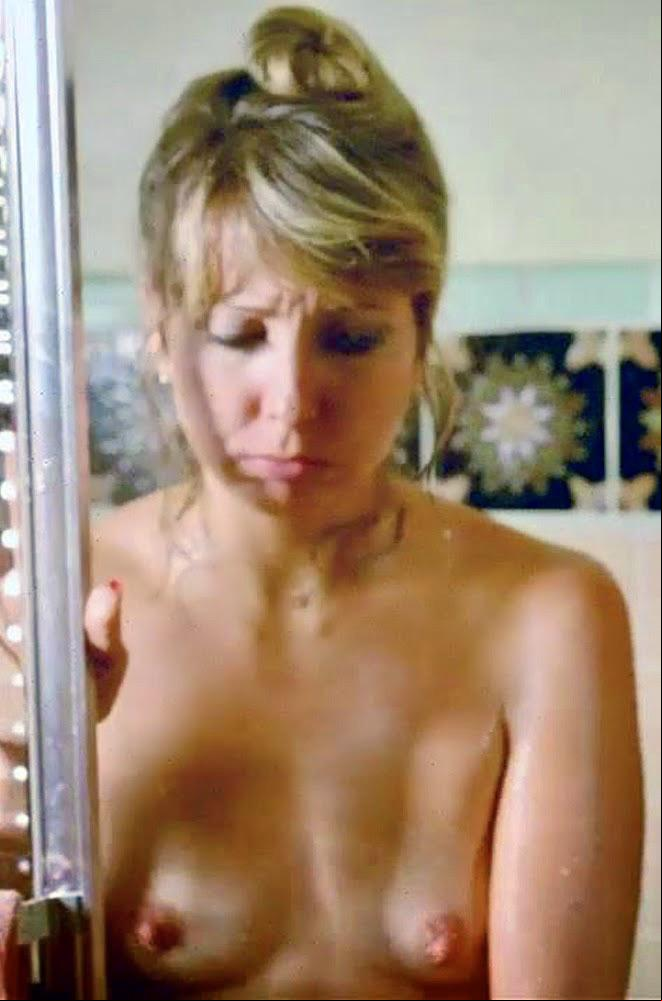Horny naked woman with nippel on